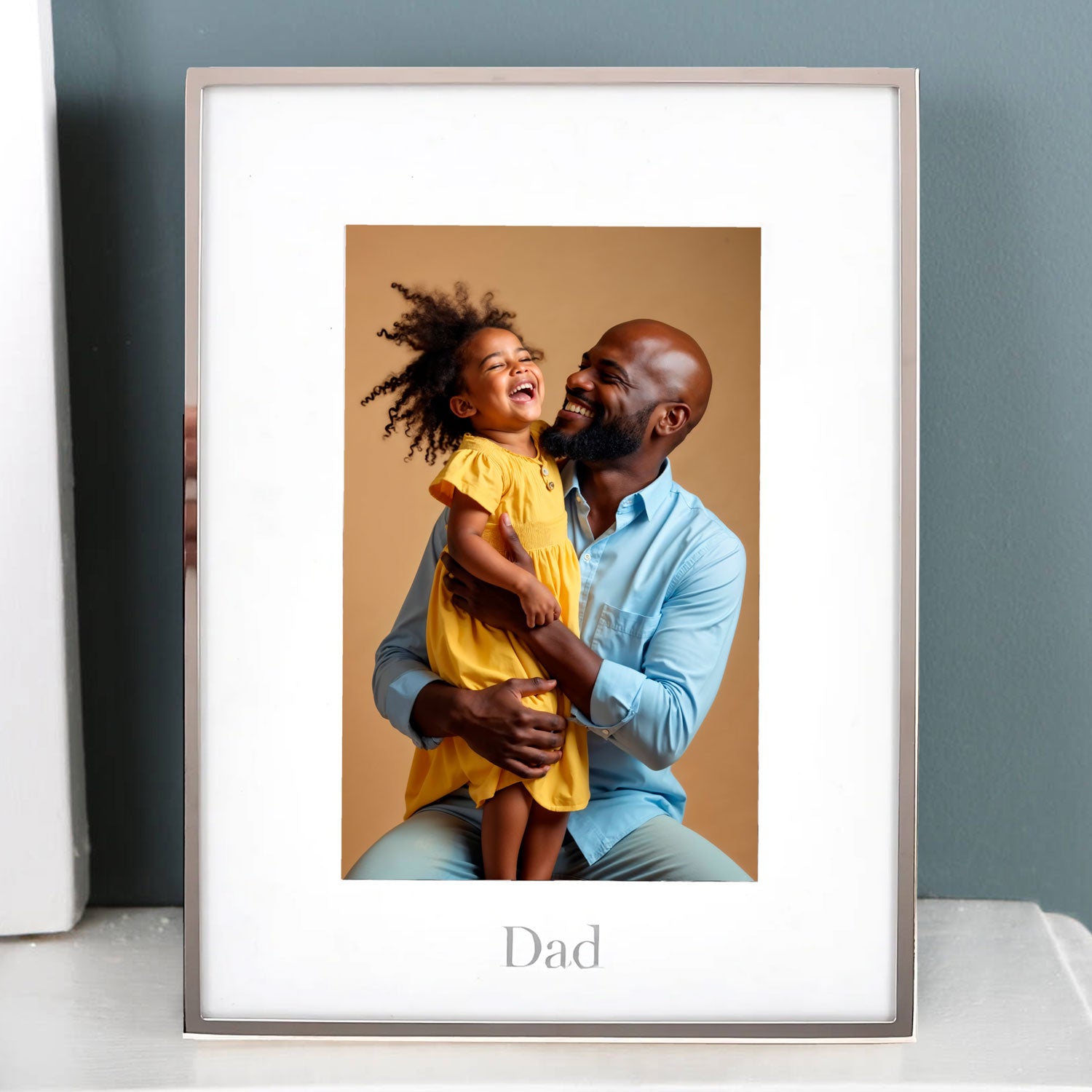 Treasured Moments Wooden Photo Frame (4'' x 6'')- Dad
