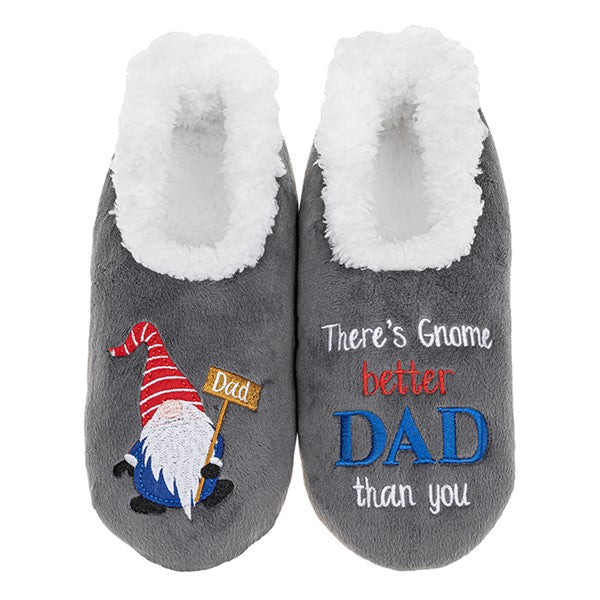 Snoozies Pairables Home Slippers - Gnome Dad