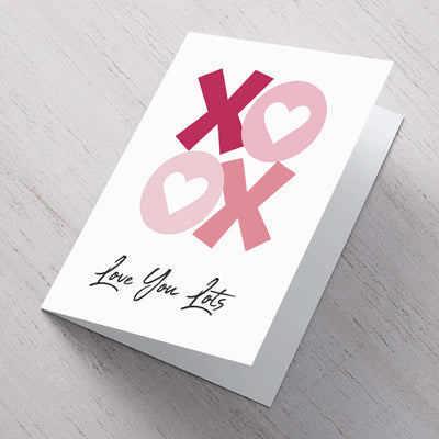 Lovely XOXO A6 Card