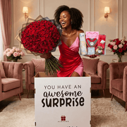 100 Red Roses & Chocolate Hamper With Necklace