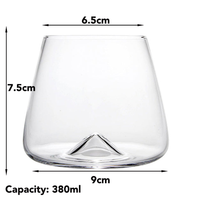 Personalised Crystal Peak Whiskey Glass-set of 2