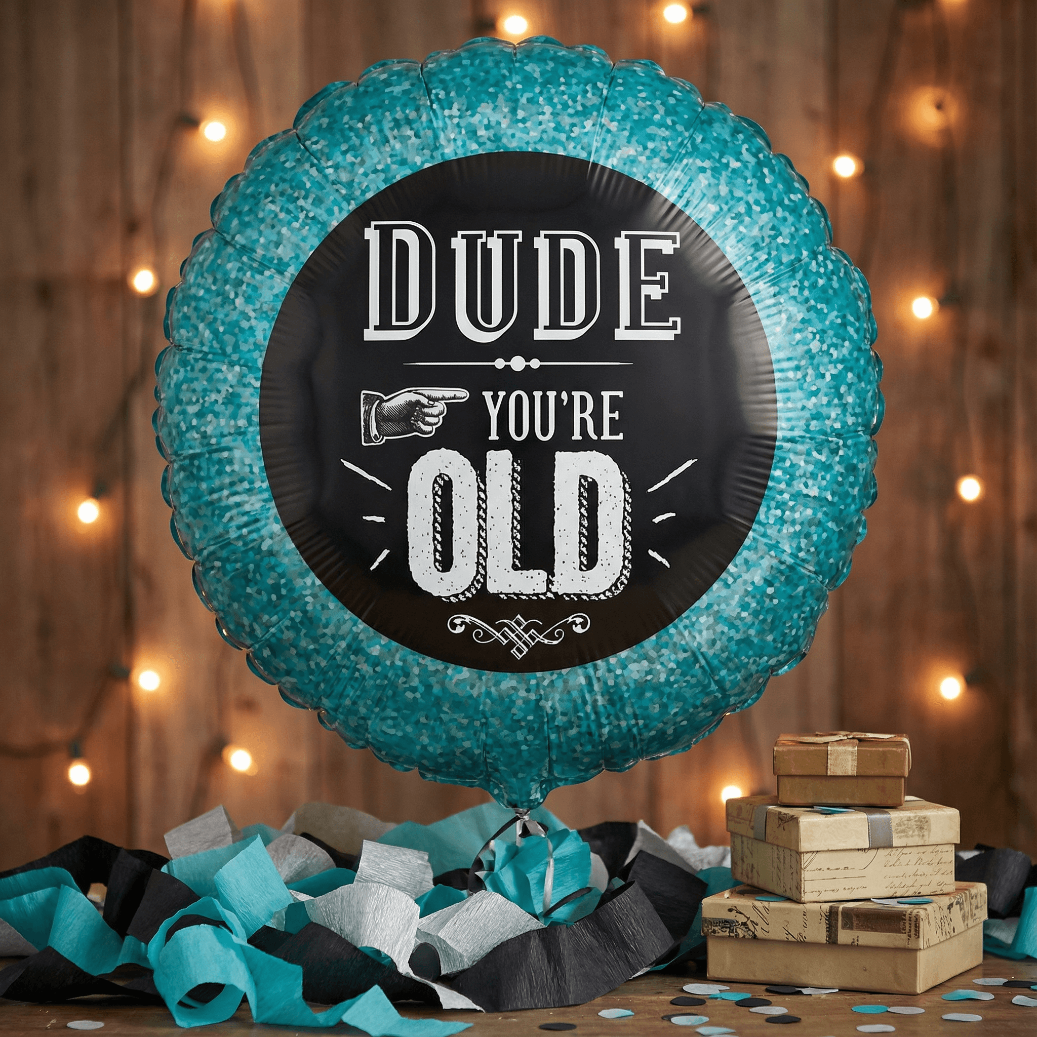 Dude Isn’t Old — 18″ Foil Party Balloon
