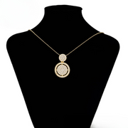 Golden Luna Halo Necklace