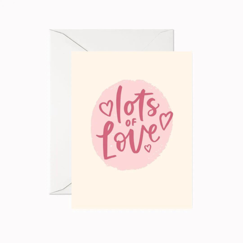 Lots Of Love Greeting Card