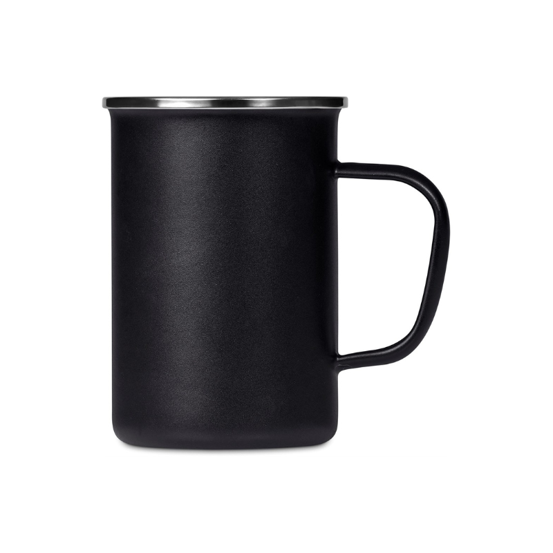 Serendipio Canyon Enamel Coffee Mug – 600ml (Black)