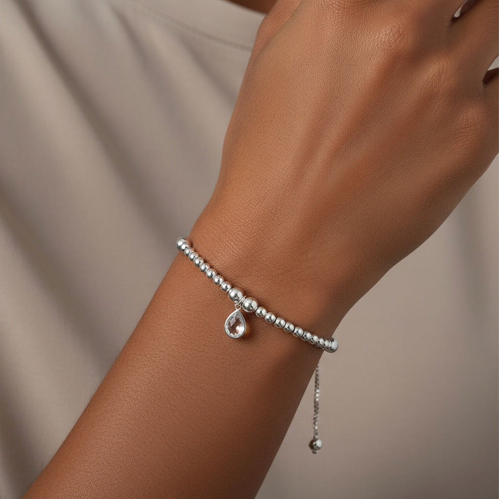 April Birthstone Bracelet – Diamond