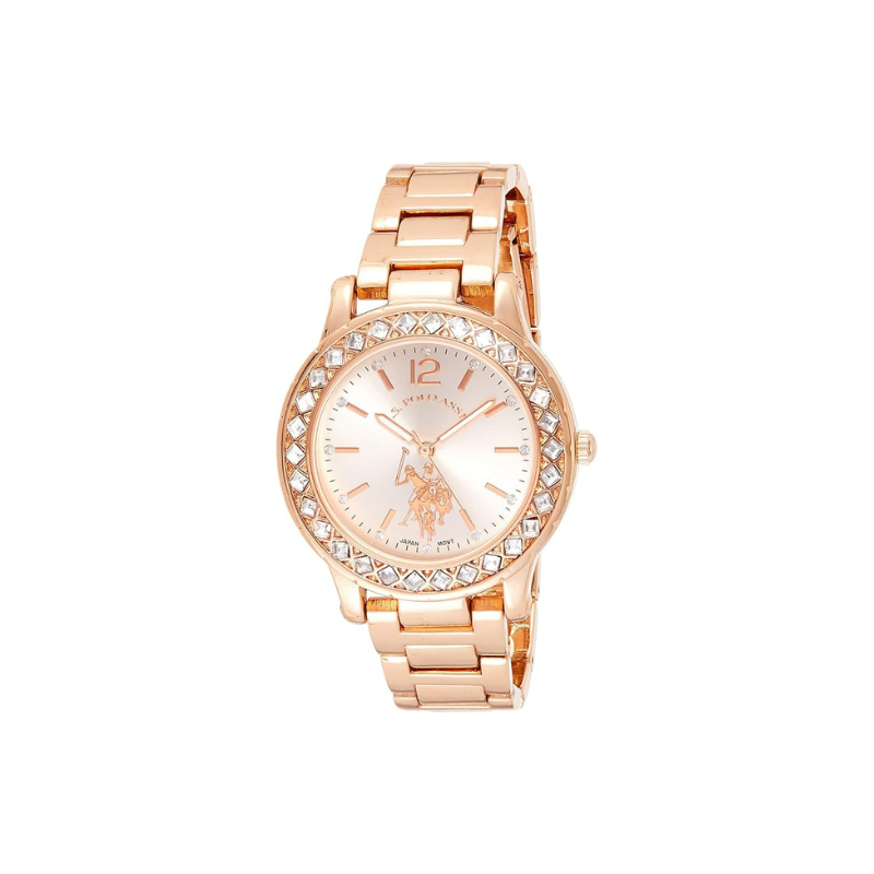 U.S. Polo Assn. Women's Analog Quartz Watch with Alloy Strap