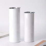 Slim Stainless Steel Straw Tumbler - 20 oz Direct Drinking Tumbler