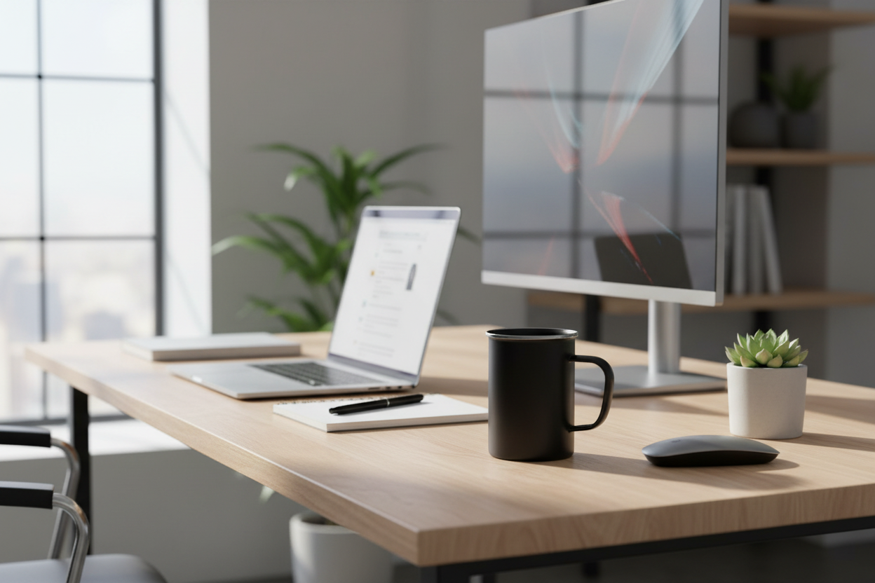 Serendipio Canyon Stainless Steel Enamel Coffee Mug – 600ml Matte Black Camping Mug