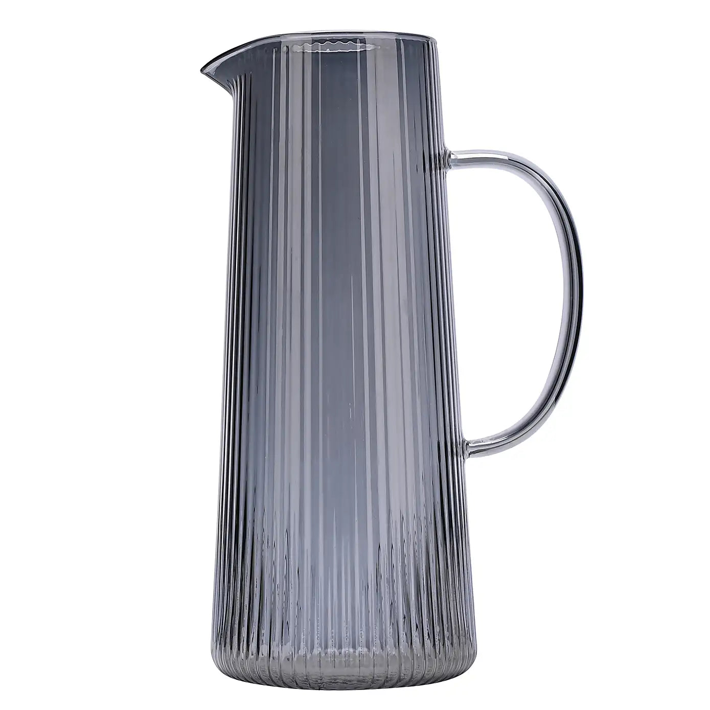 Hestia Grey Ribbed Jug