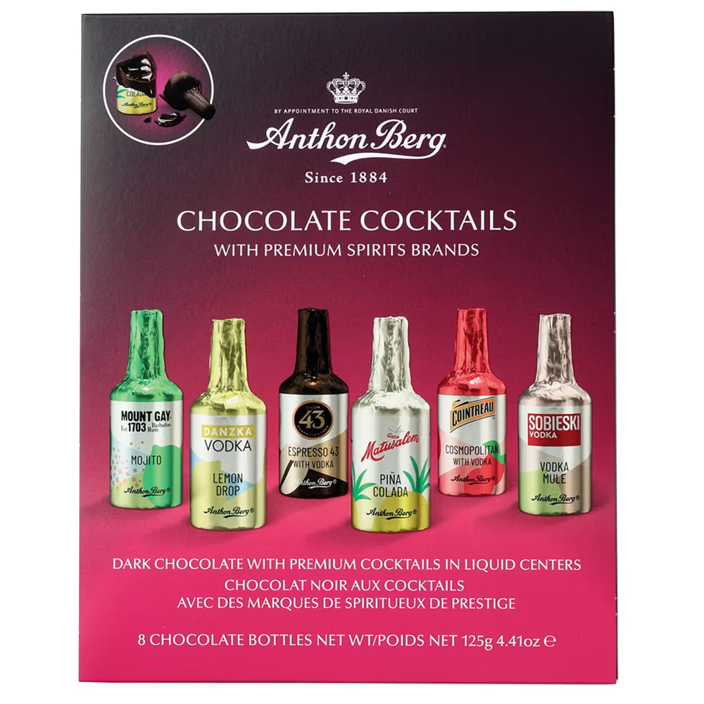 Anthon Berg Chocolate Cocktail Liqueurs 8 pcs 125g