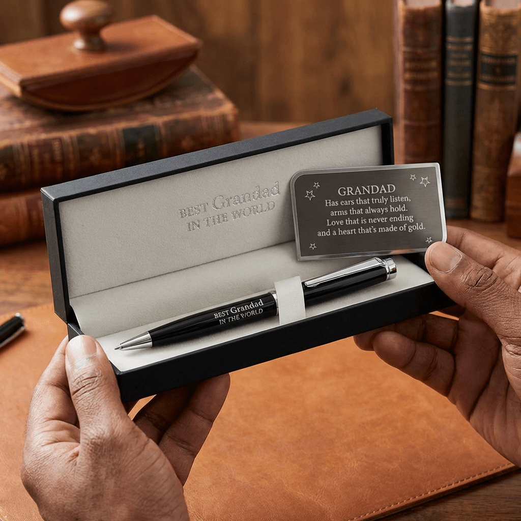 “Best Grandad in the World” Luxury Pen Gift Set