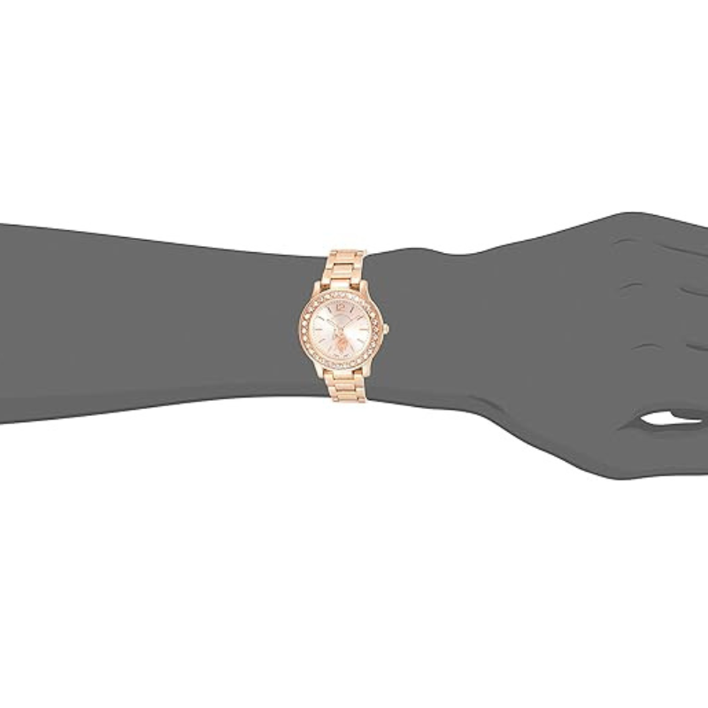 U.S. Polo Assn. Women's Analog Quartz Watch with Alloy Strap