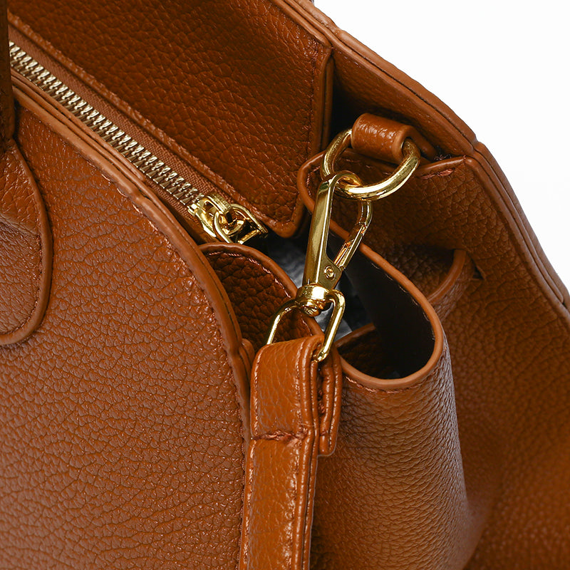 3-Piece Women’s PU Leather Tote Bag Set / Sling, Wallet & Handbag – 32 × 16 × 22 cm