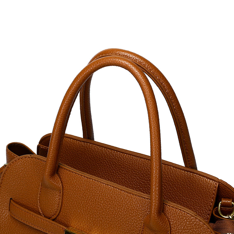 3-Piece Women’s PU Leather Tote Bag Set / Sling, Wallet & Handbag – 32 × 16 × 22 cm