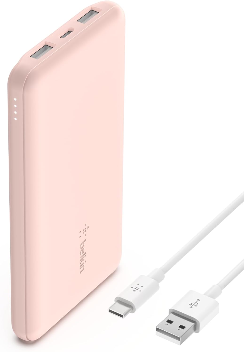 Belkin 10,000 mAh 15 W USB-C / USB-A Power Bank – Rose