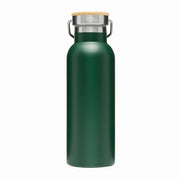 Eco Bamboo Lid Water Bottle  - 500ml (Green)