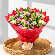 Lily Kissed Romance Standing Bouquet