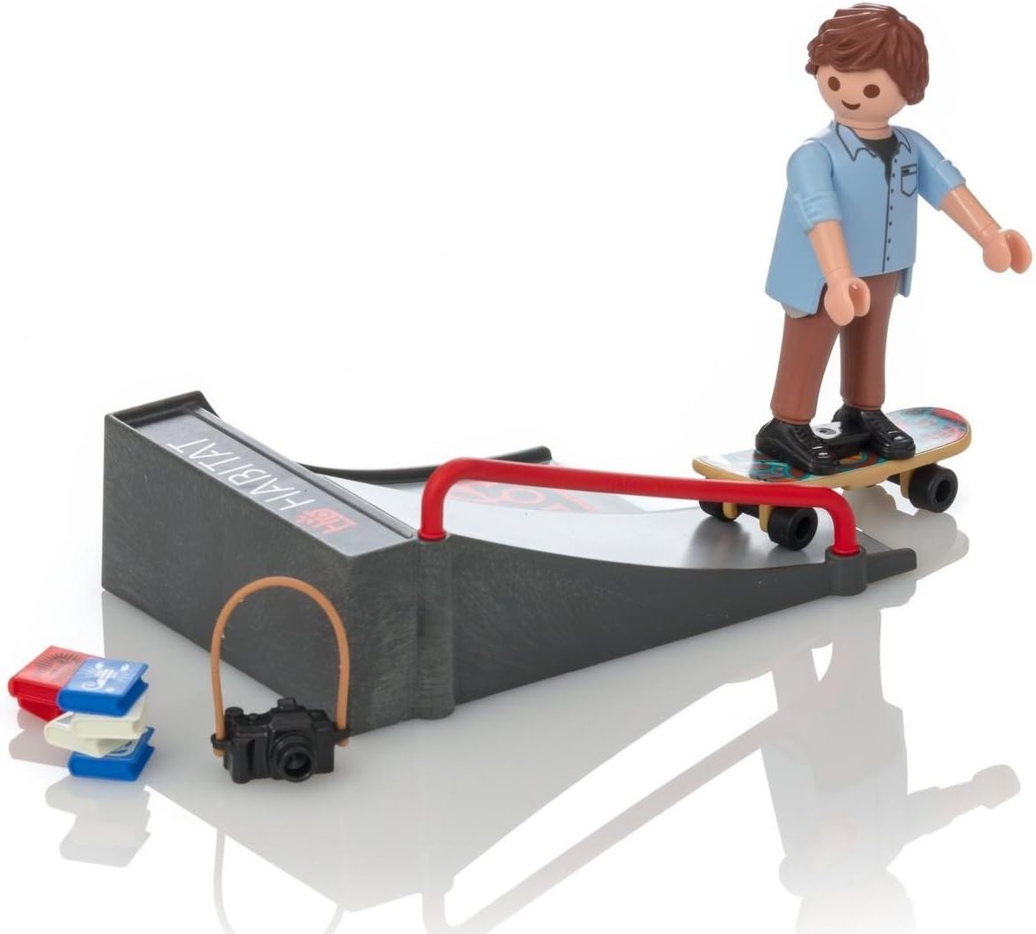 PLAYMOBIL Skateboarder with Ramp