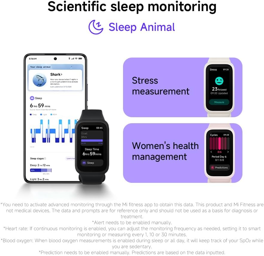 Xiaomi Smart Band 9 Active – Pink | AMOLED Fitness Smartwatch