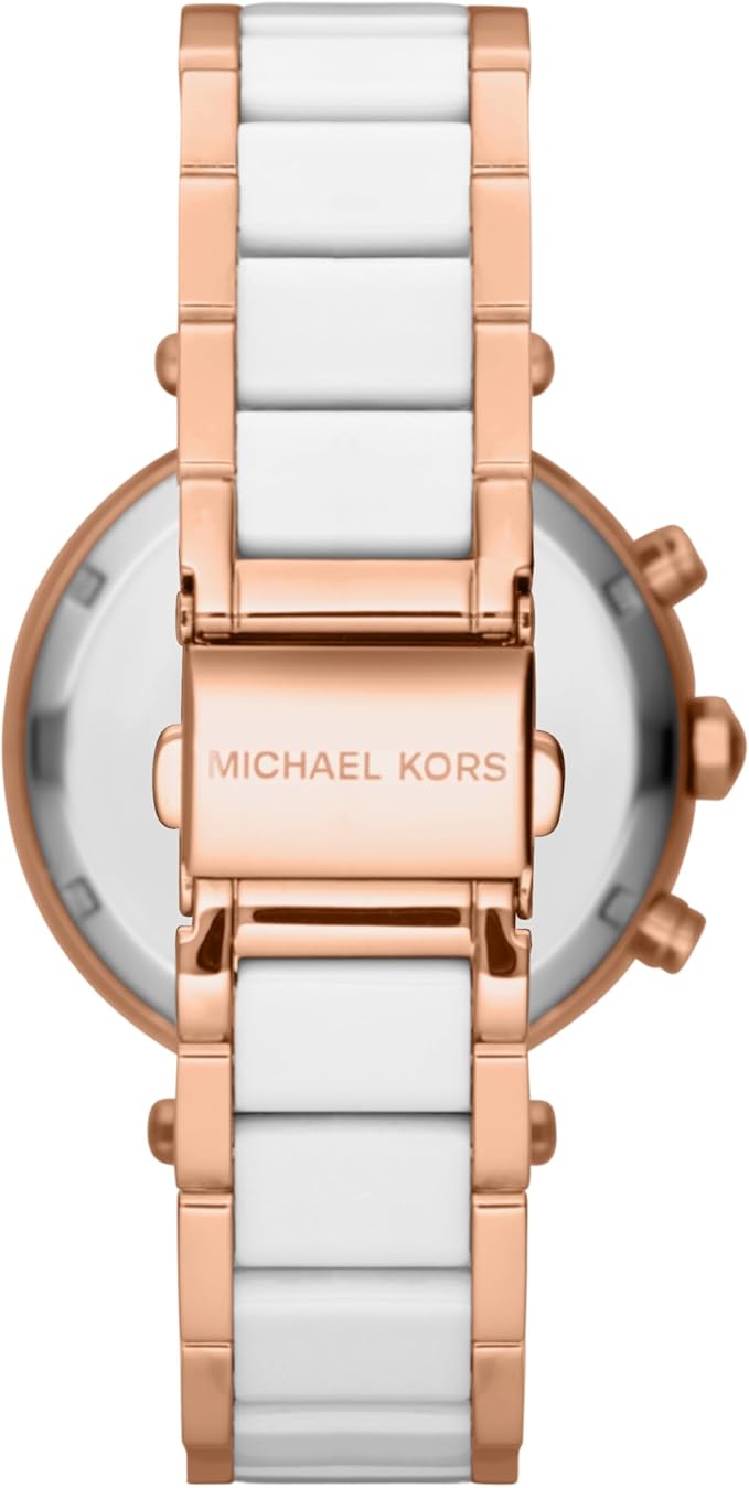Michael Kors Rose Gold-Tone Chronograph Watch