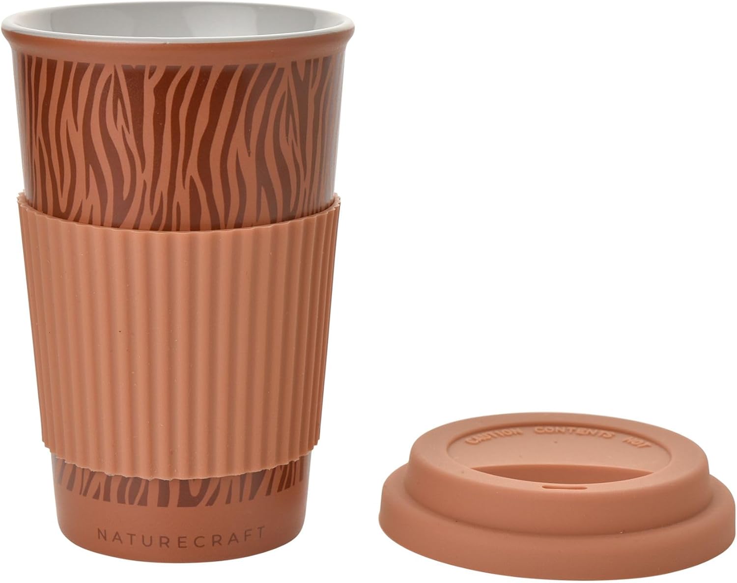 Naturecraft Tiger Ceramic Wax Resistant Mug – Terracotta
