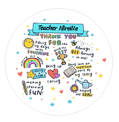 Teachers Appreciation Coaster-Set of 4