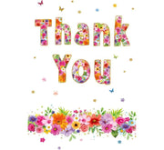 Floral Thank You Card
