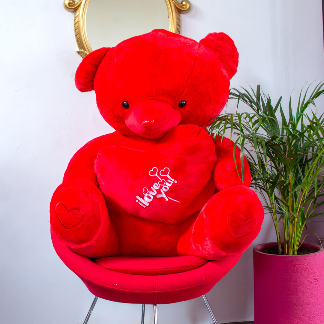 Lovebug Red Giant Teddy Bear 100cm