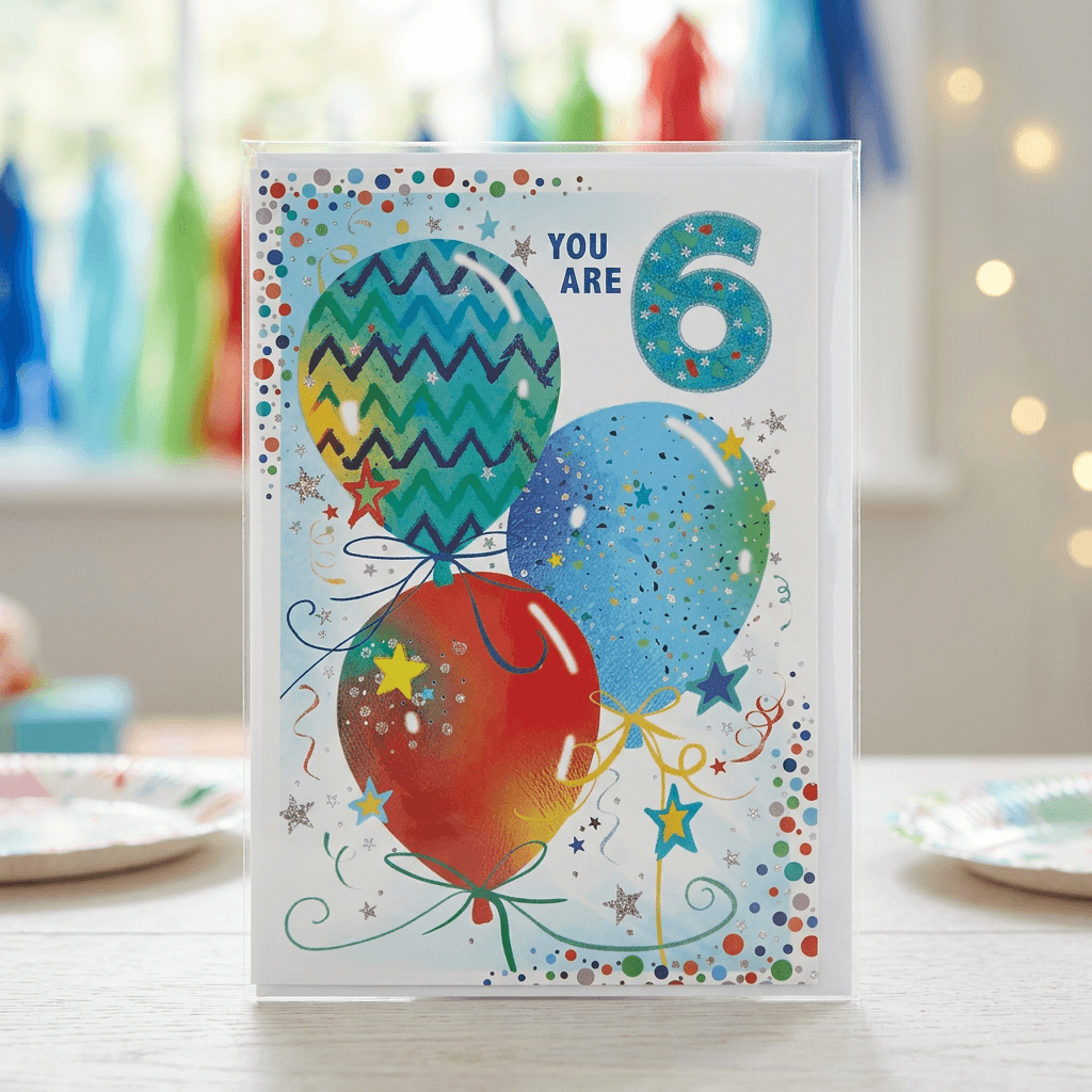 You’re 6 & Awesome – Gamer Kids’ Birthday Card
