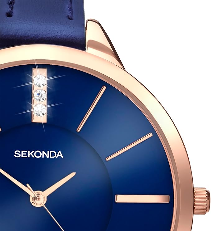 Sekonda Ada 39mm Women's Quartz Watch With White Sunray Dial