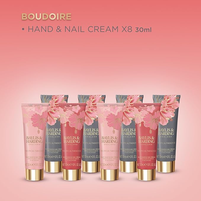 B&H Boudoire Tropical Paradise Silky Hand Cream Set 30ML - 8 Pieces