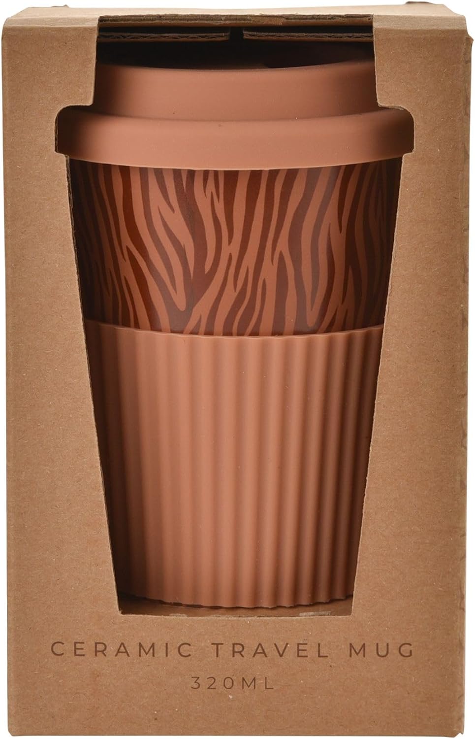 Naturecraft Tiger Ceramic Wax Resistant Mug – Terracotta