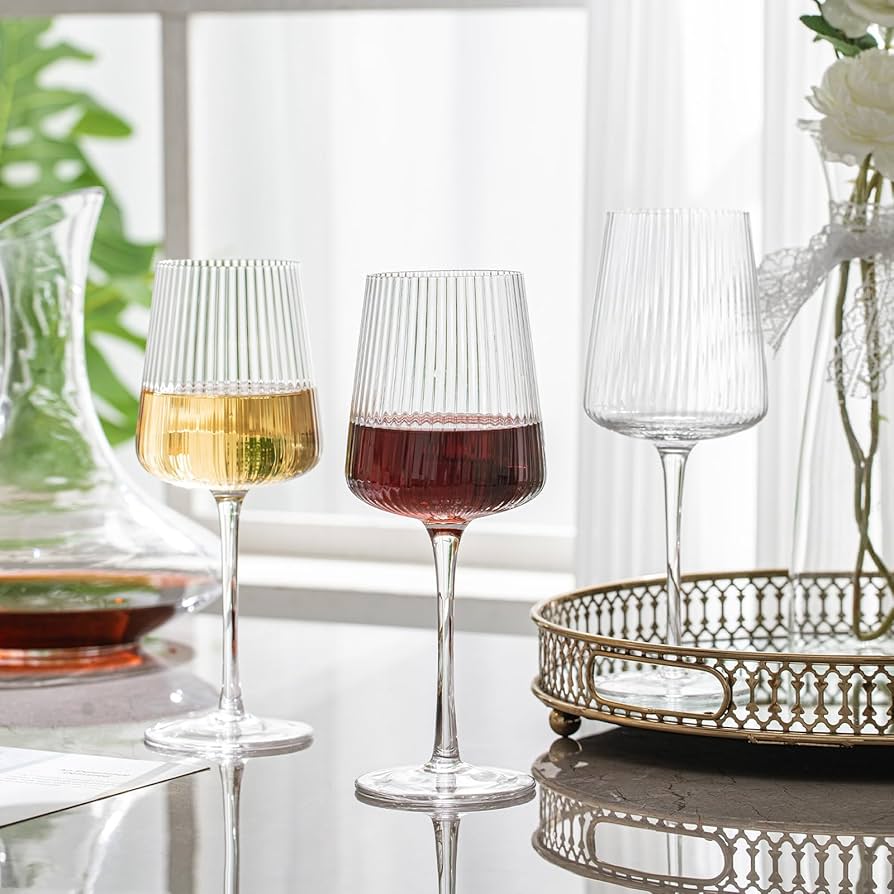 Aurora Crystal Red Wine Glass -Set of 2