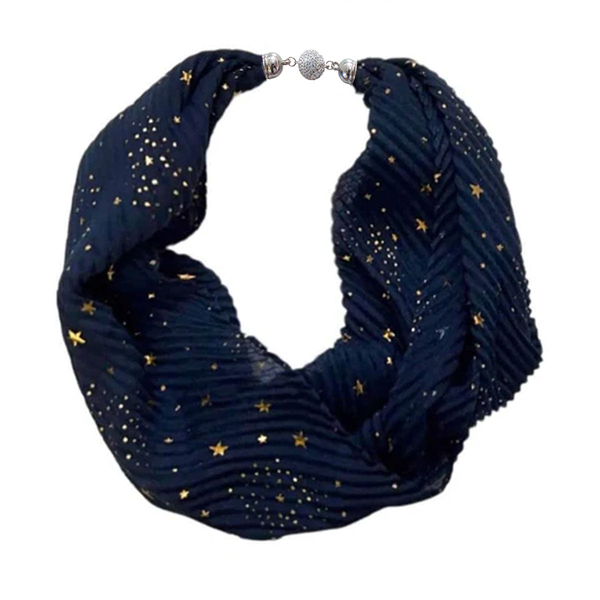 Cosy Checked Magnetic Scarf