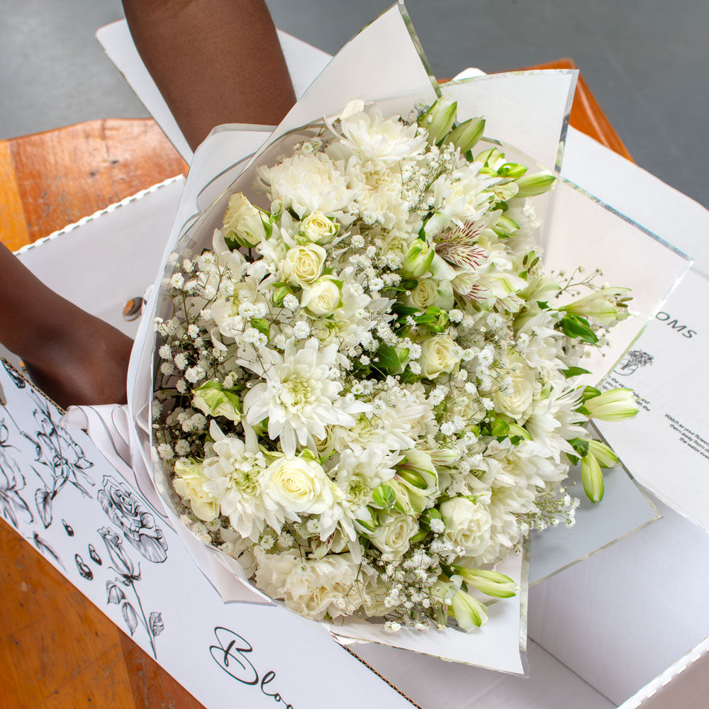 The Sweet Serenity White Bouquet