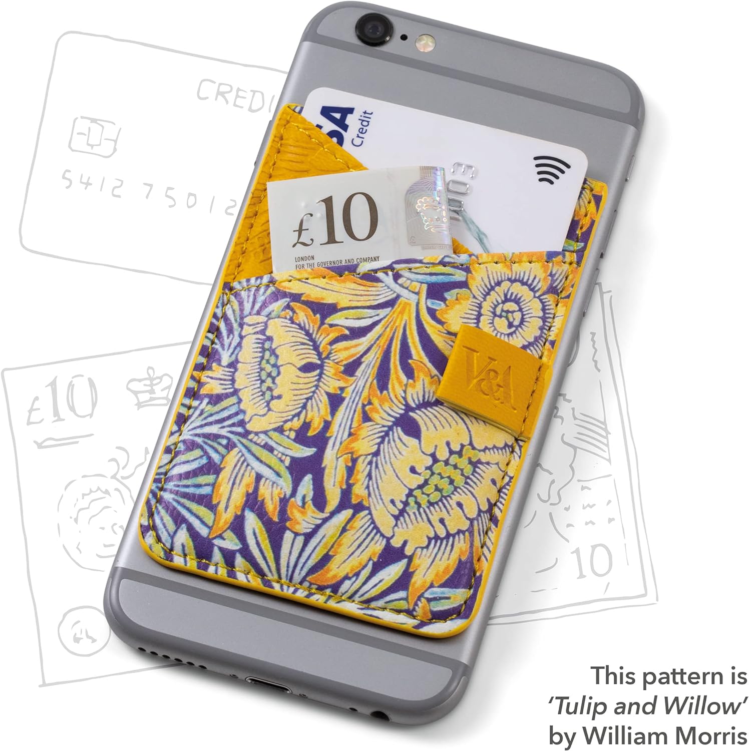 IF V&A Bookaroo Phone Pocket