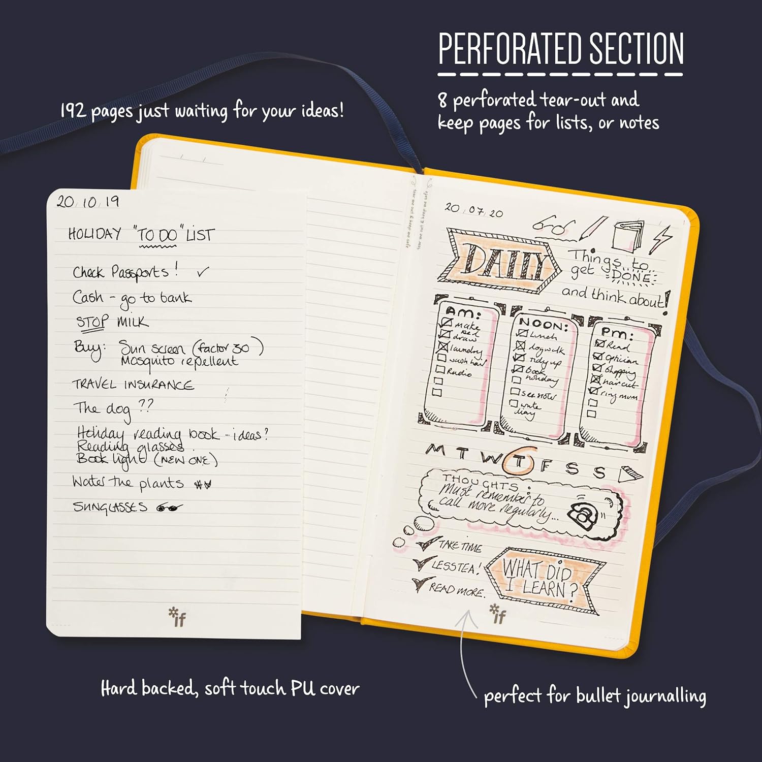 IF Bookaroo Bigger Things Notebook Journal