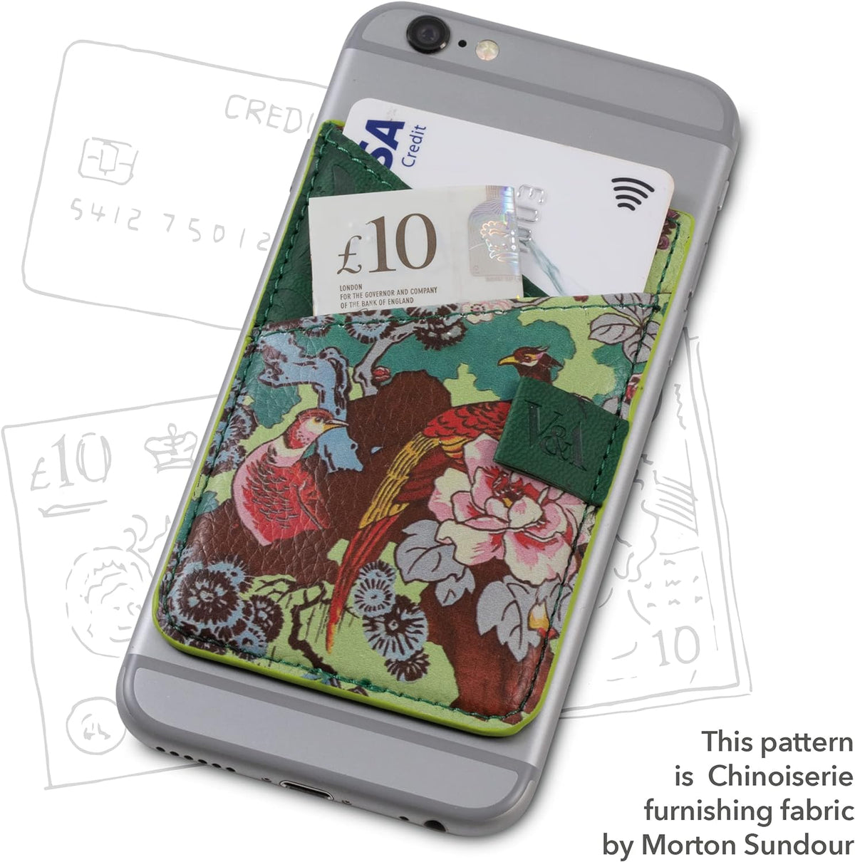 IF V&A Bookaroo Phone Pocket Case