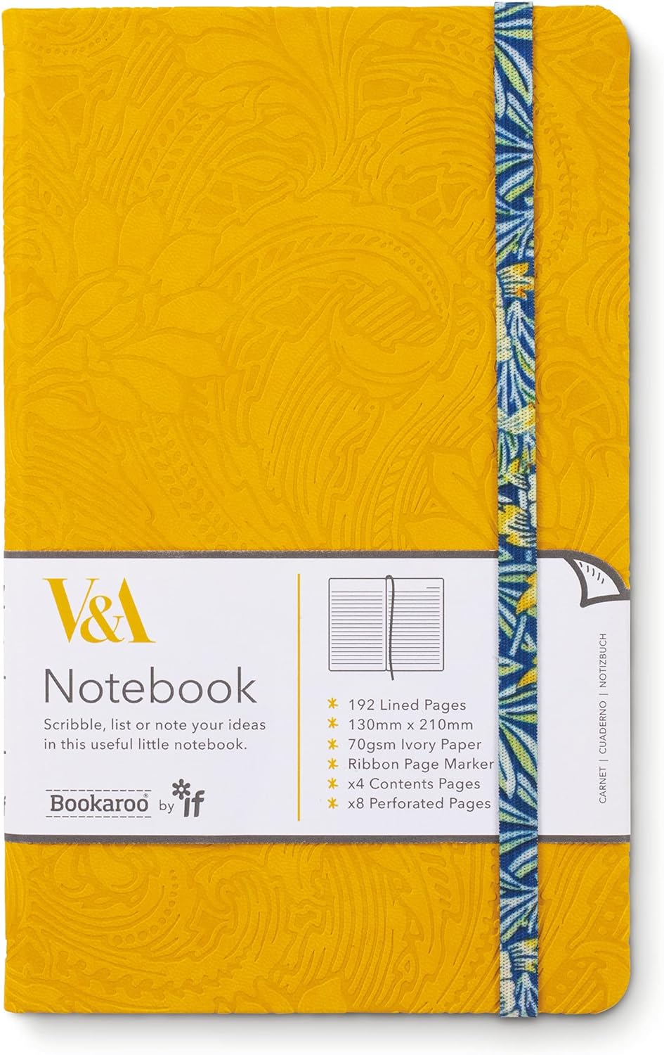 IF V&A Bookaroo A5 Journal - Morris Tulip & Willow