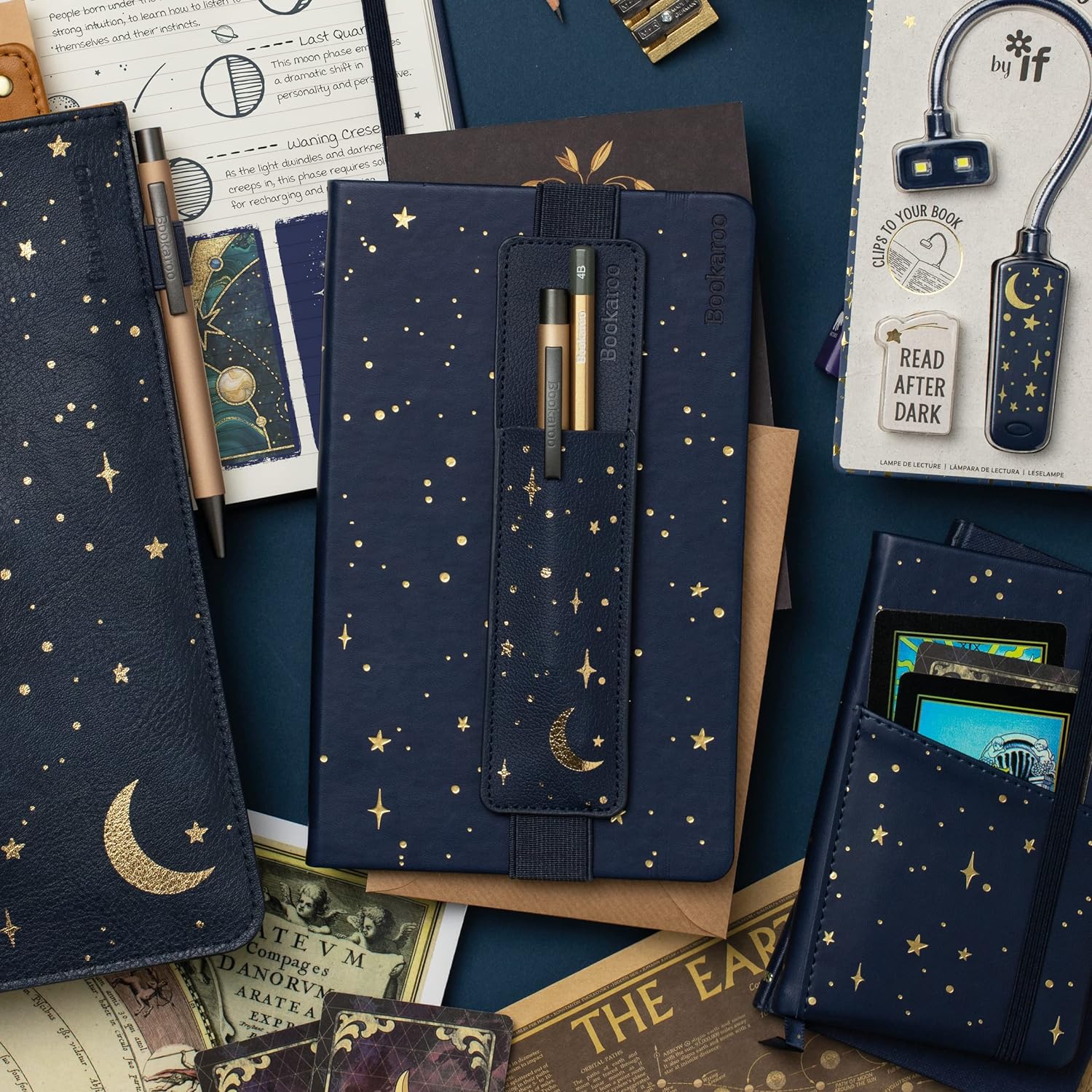 IF Bookaroo Notebook A5 Journal - Moon & Stars