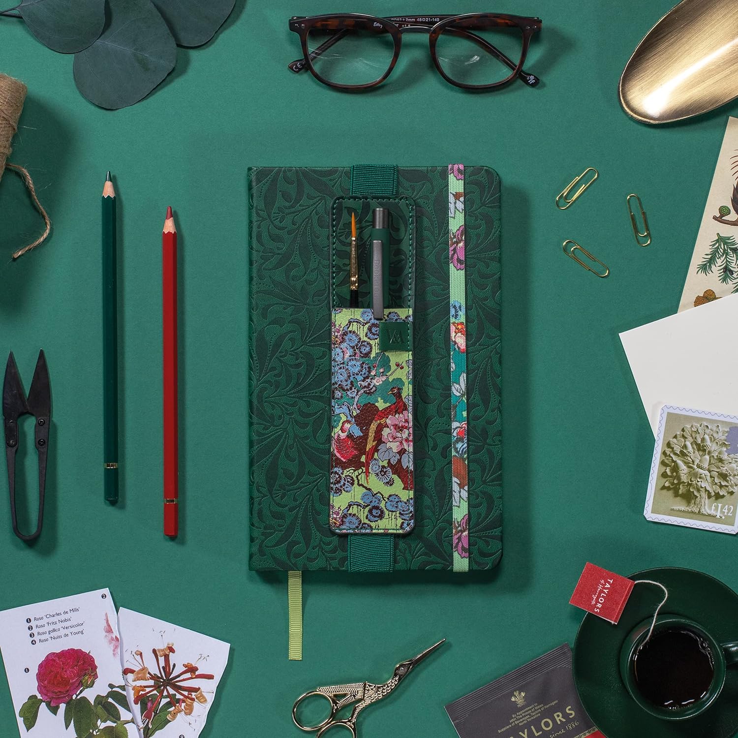 IF V&A Bookaroo Pen Pouch - Sundour Pheasant