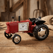 Collectable Miniature Clock - Red Tractor