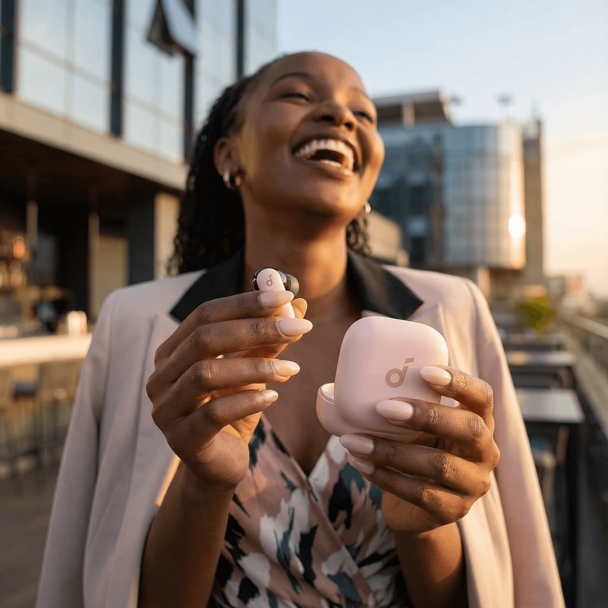 Anker Soundcore P30i Wireless Earbuds – Pink