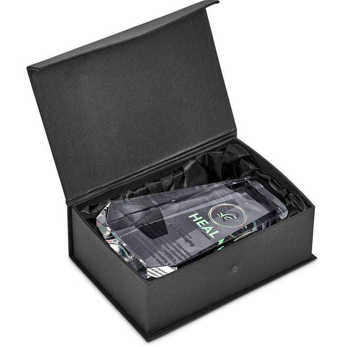 Altitude Luminary 6.7" Premium Optical Glass Recognition Award – Transparent Trophy