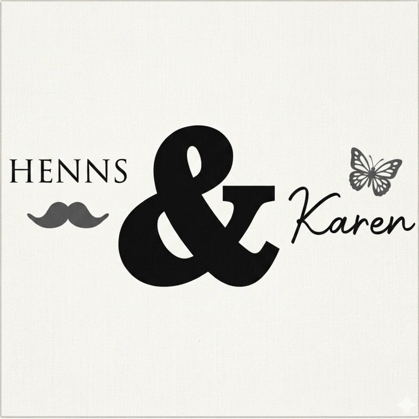 Personalised Couple Mug – 11 oz Inner Colour Ceramic Cup (Black)
