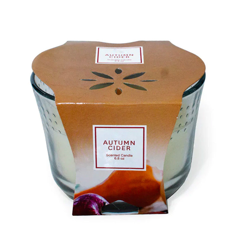 Premium 6.8 oz Glass Candle Bowl Scented Candle
