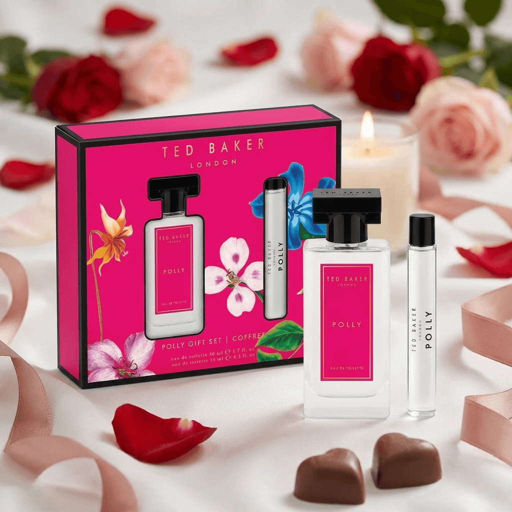 Ted Baker Polly Eau de Toilette Gift Set – 50ml Perfume with 15ml Rollerball