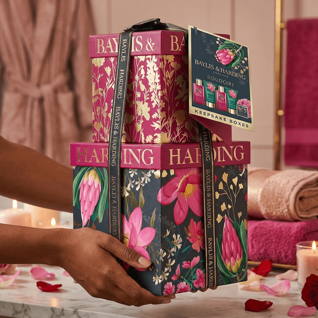 Baylis & Harding Boudoire Tropical Paradise Keepsake Tower Gift Set