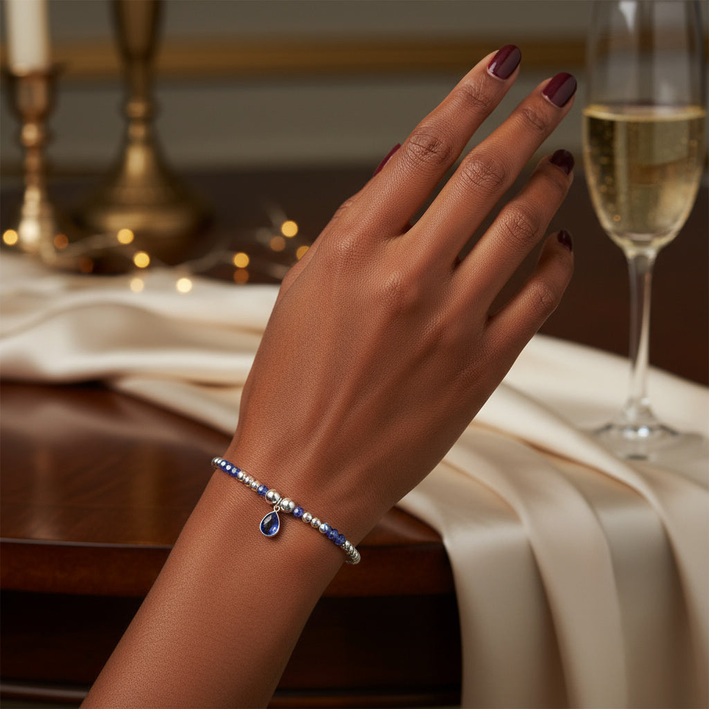 September Birthstone Bracelet – Sapphire